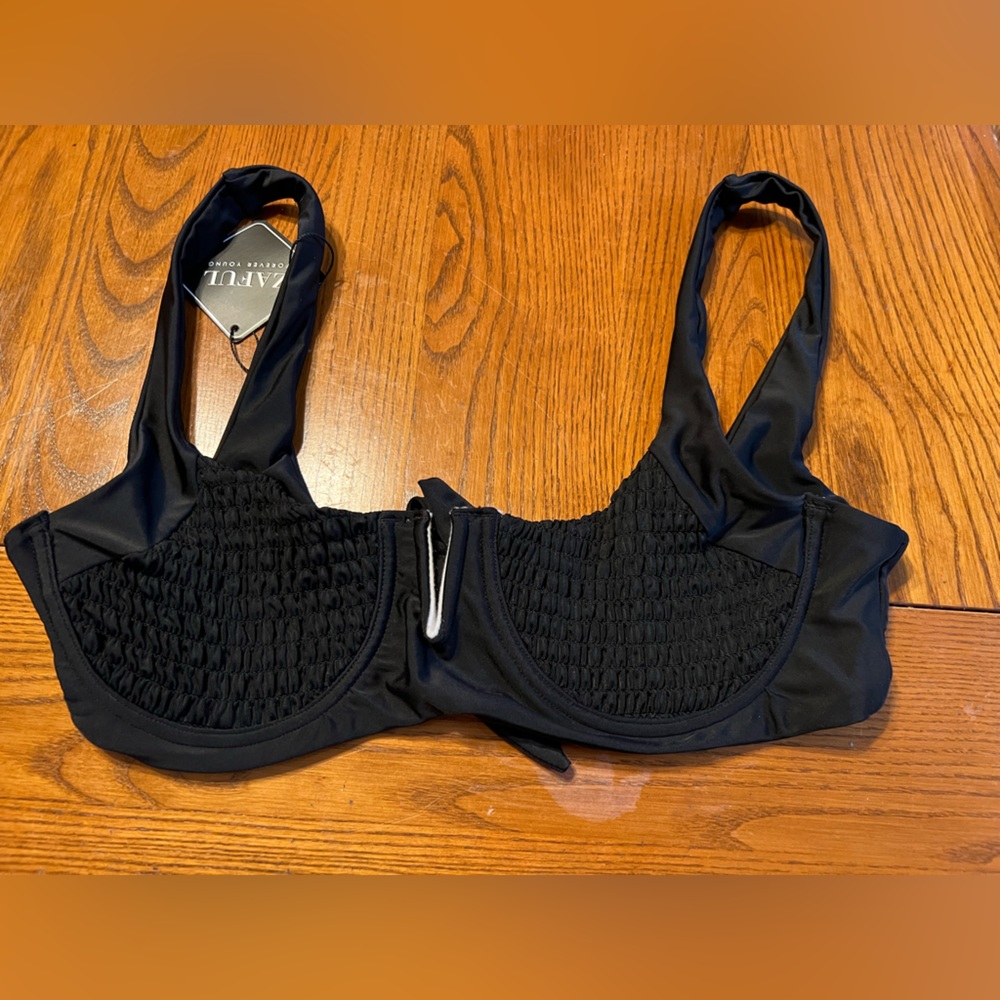 Zaful Black bikini top